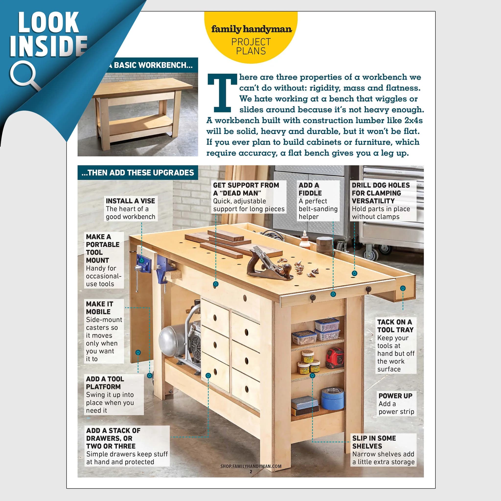 Handyman toolbox and equipment