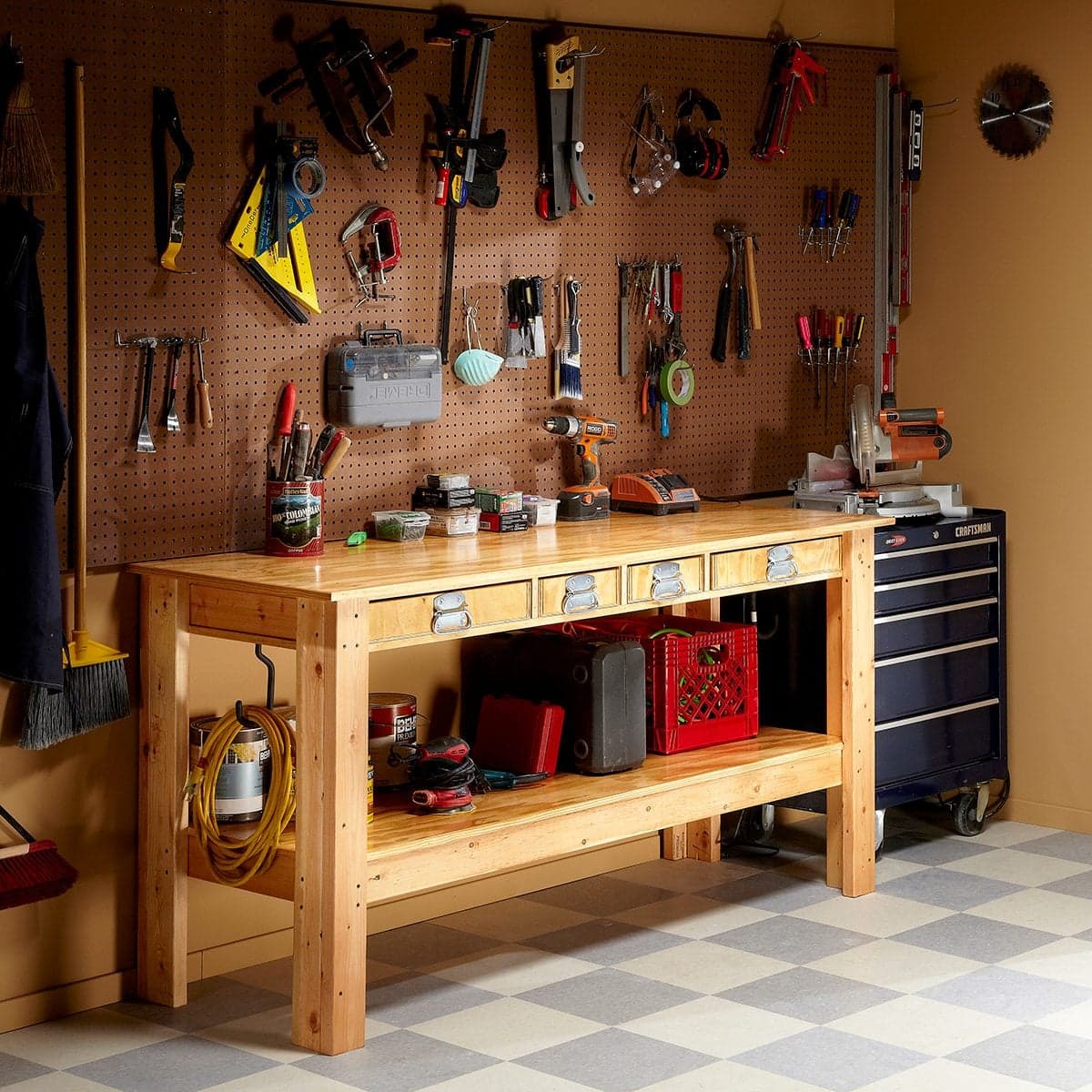 Handyman tools and equipment ready for a job